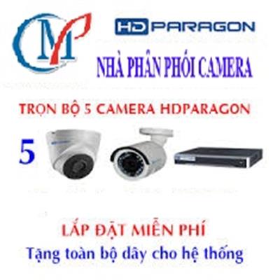 Trọn bộ 5 camera HD PARAGON 1.0M